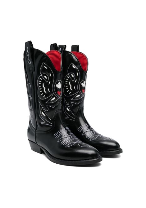 Stivali in pelle DSQUARED2 JUNIOR | 793642